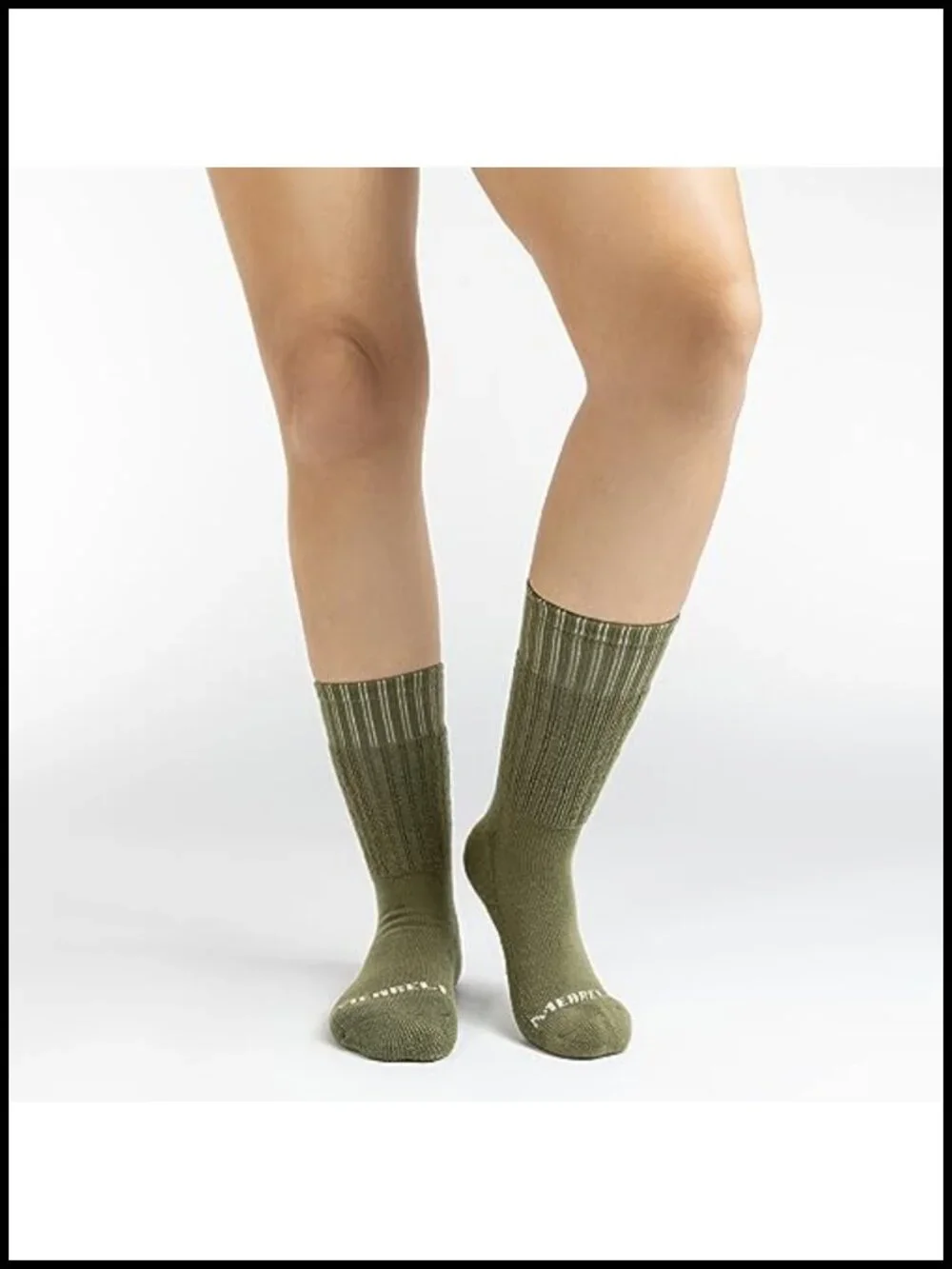 Merrell Men's and Women's Hiking Crew Socks 4-Pack Wool Blend Arch Support